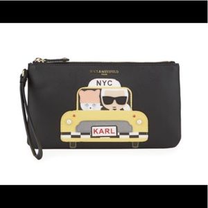Karl Lagerfeld Karl and Choupette Wristlet NWT!